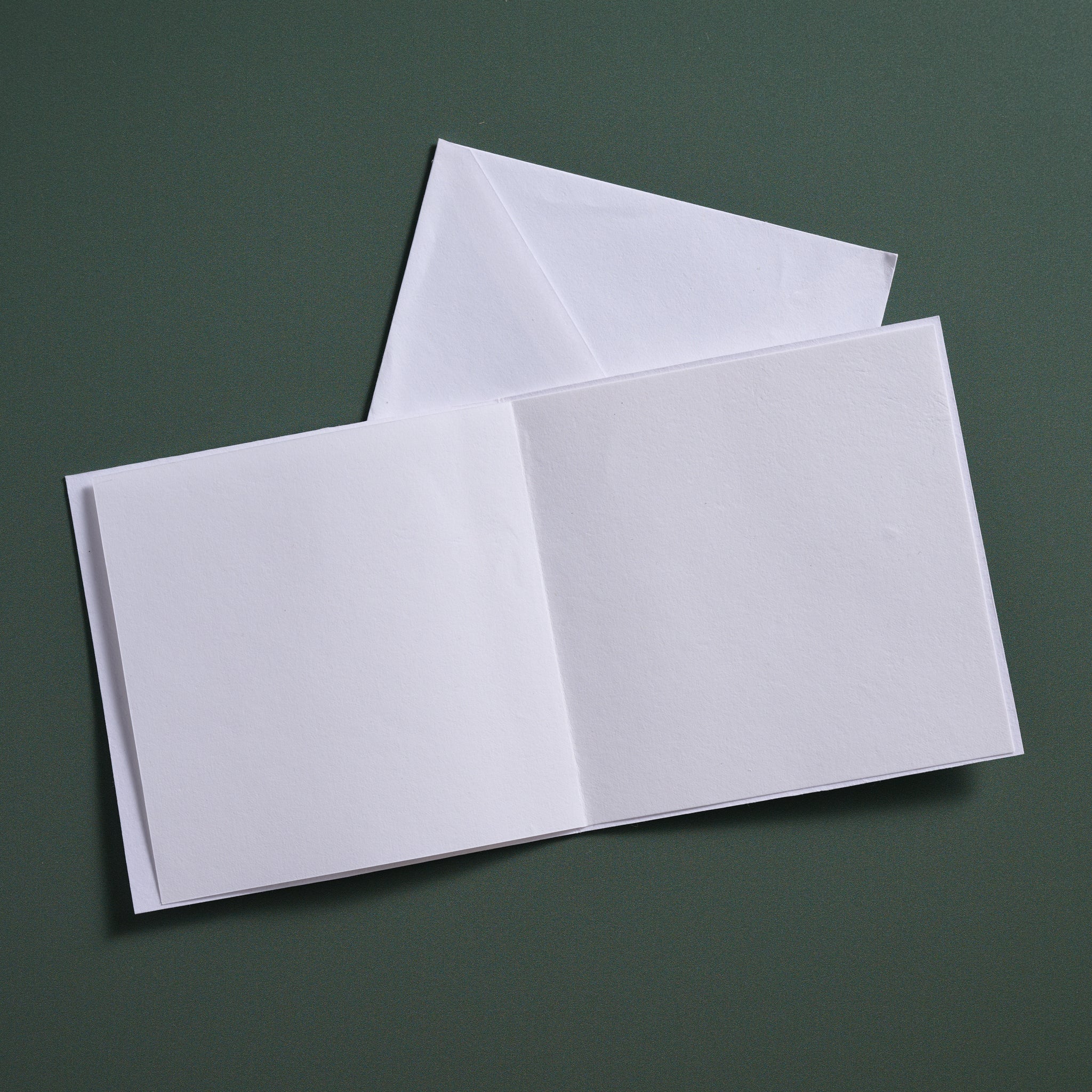 Card tree of triangles M/3 paper 5.5sq white/multi