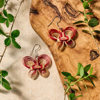 "Bamboo Butterfly" Earrings
