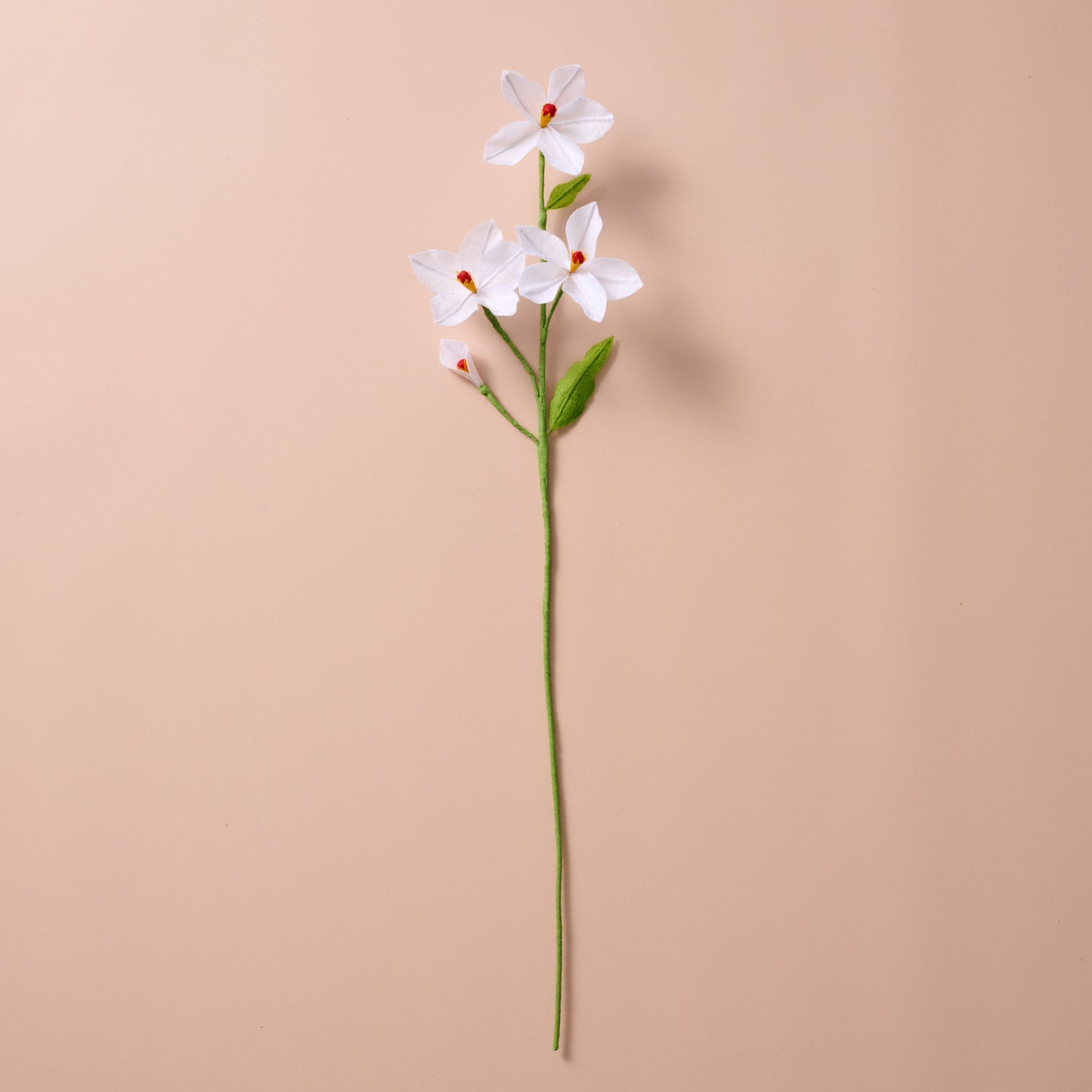 Silk Paper Paperwhite Flowers -White