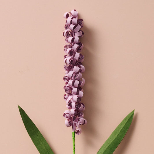Jute Paper Lilac Flowers - Purple