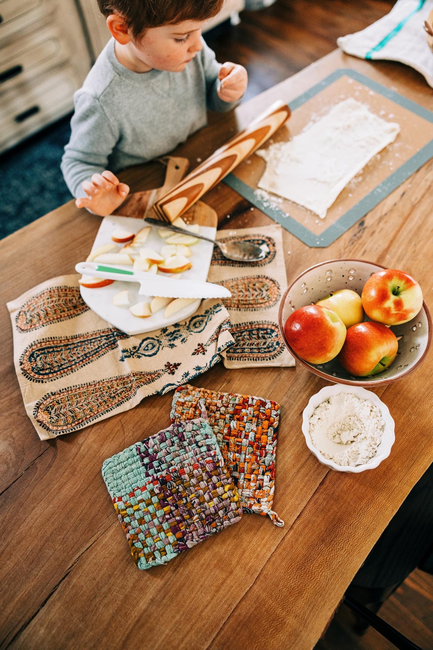 Hot mats s/3 recyc sari 6sq asst