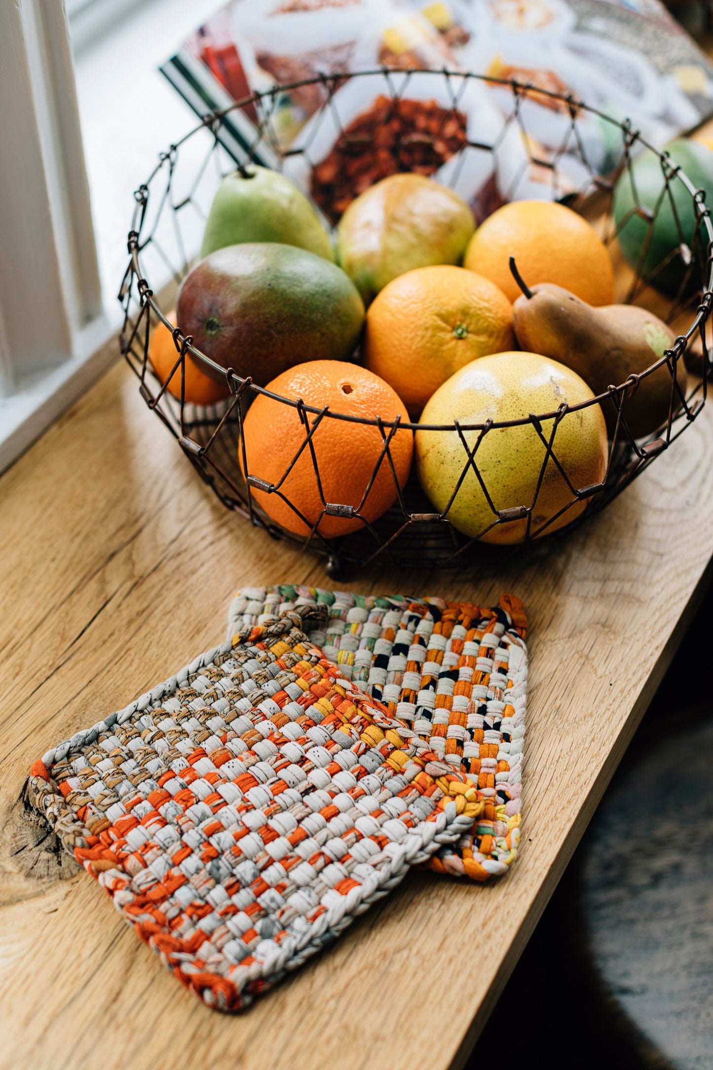 Hot mats s/3 recyc sari 6sq asst