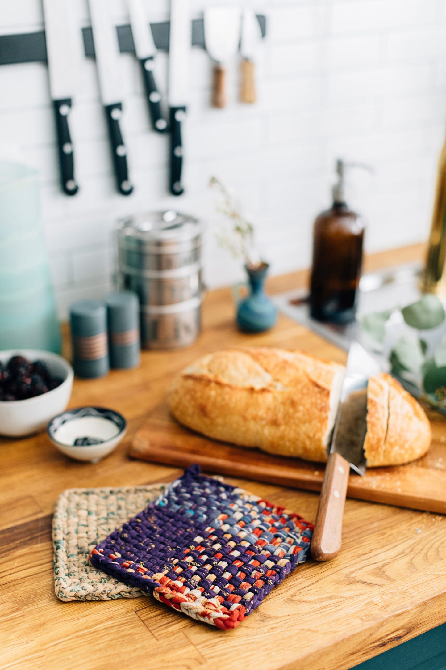 Hot mats s/3 recyc sari 6sq asst