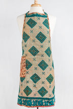 Apron reversible w/pockets asst sari 36L