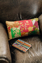 Journal woven sari/lthr 8x6 asst/brown