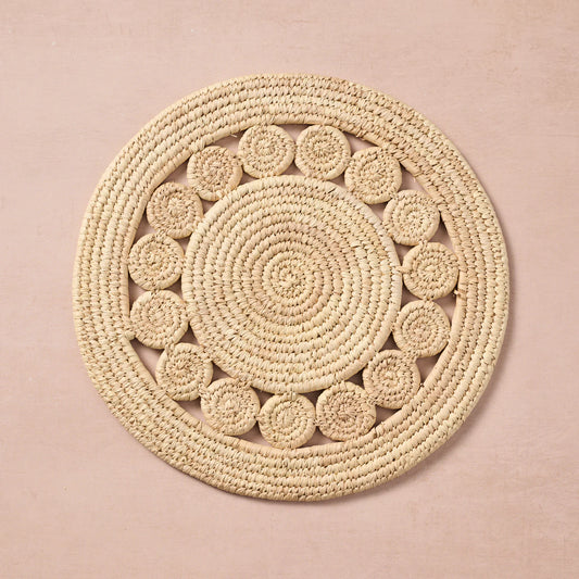 Pleta Woven Date Palm Leaf Charger