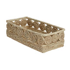 Basket f/bread palm leaf 11x6 nat