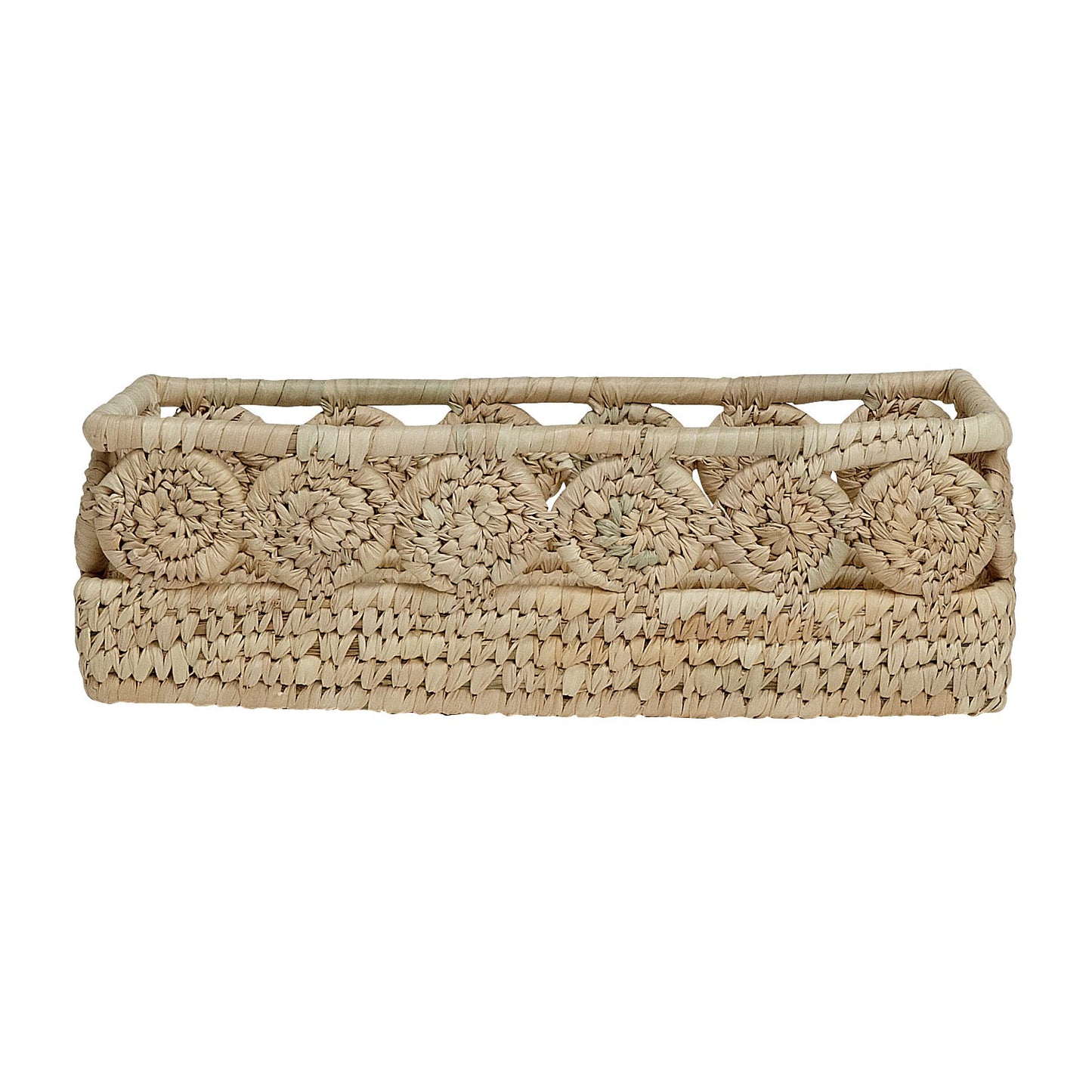 Palm Medallion Bread Basket