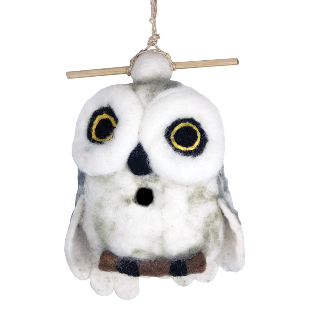 Snowy Owl Birdhouse