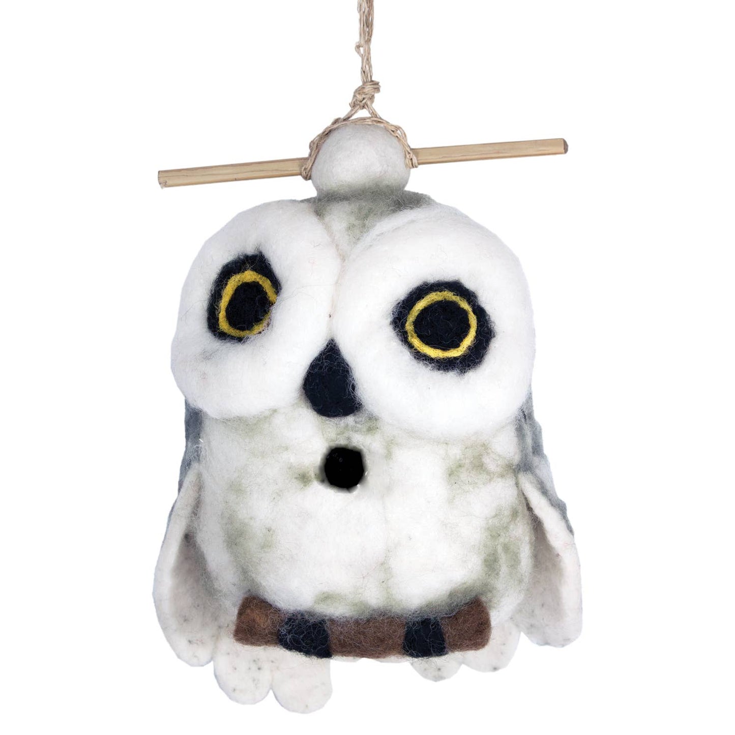 Snowy Owl Birdhouse