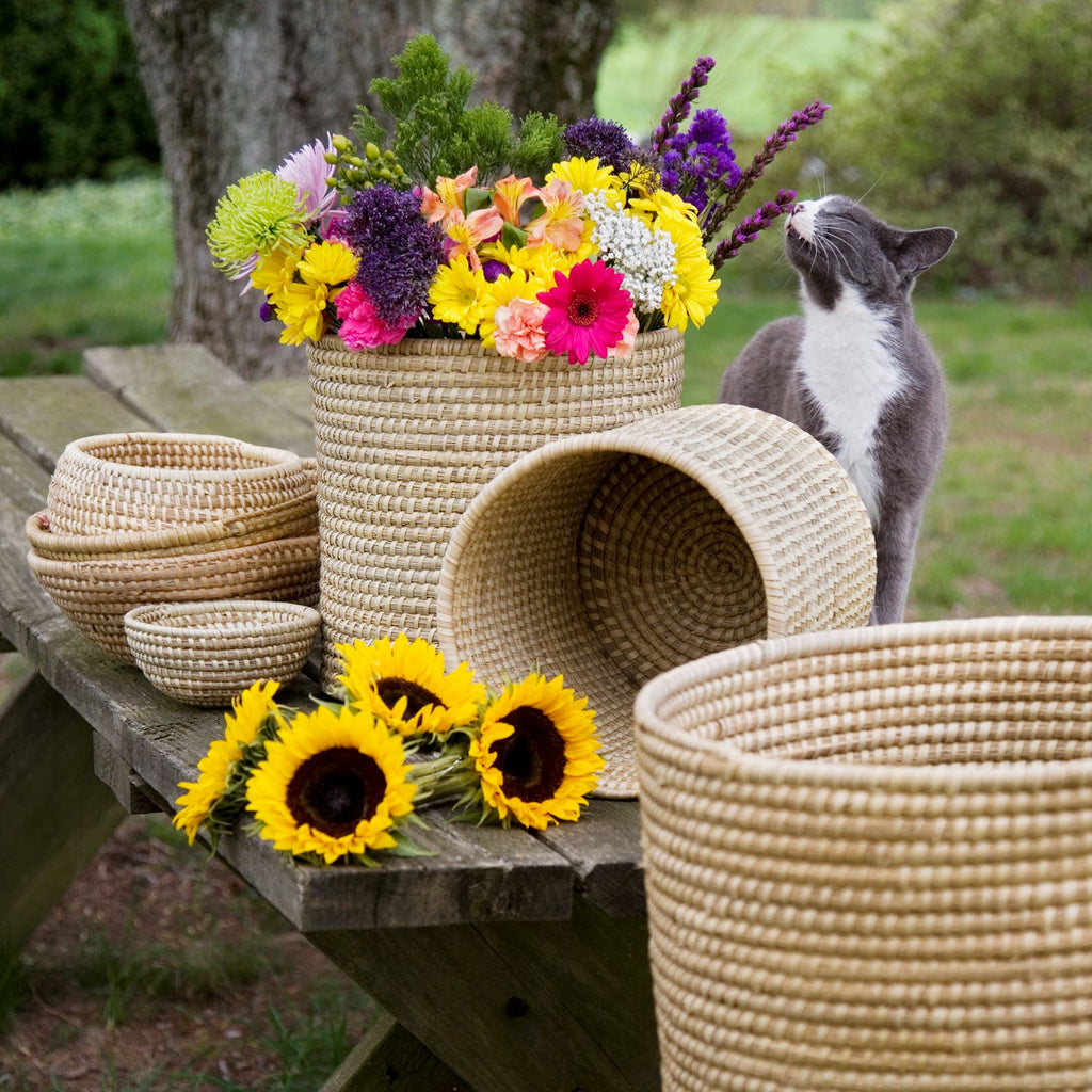 Basket bowl kaisa grass 10Dx6 natural