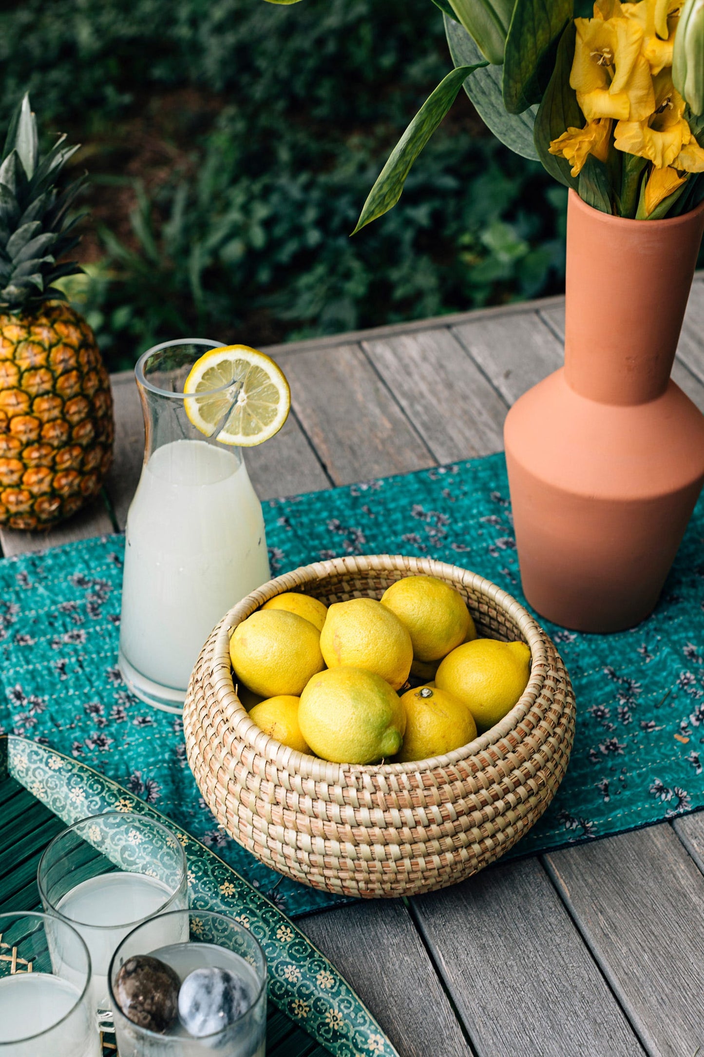 Rounded Kaisa Basket Bowl