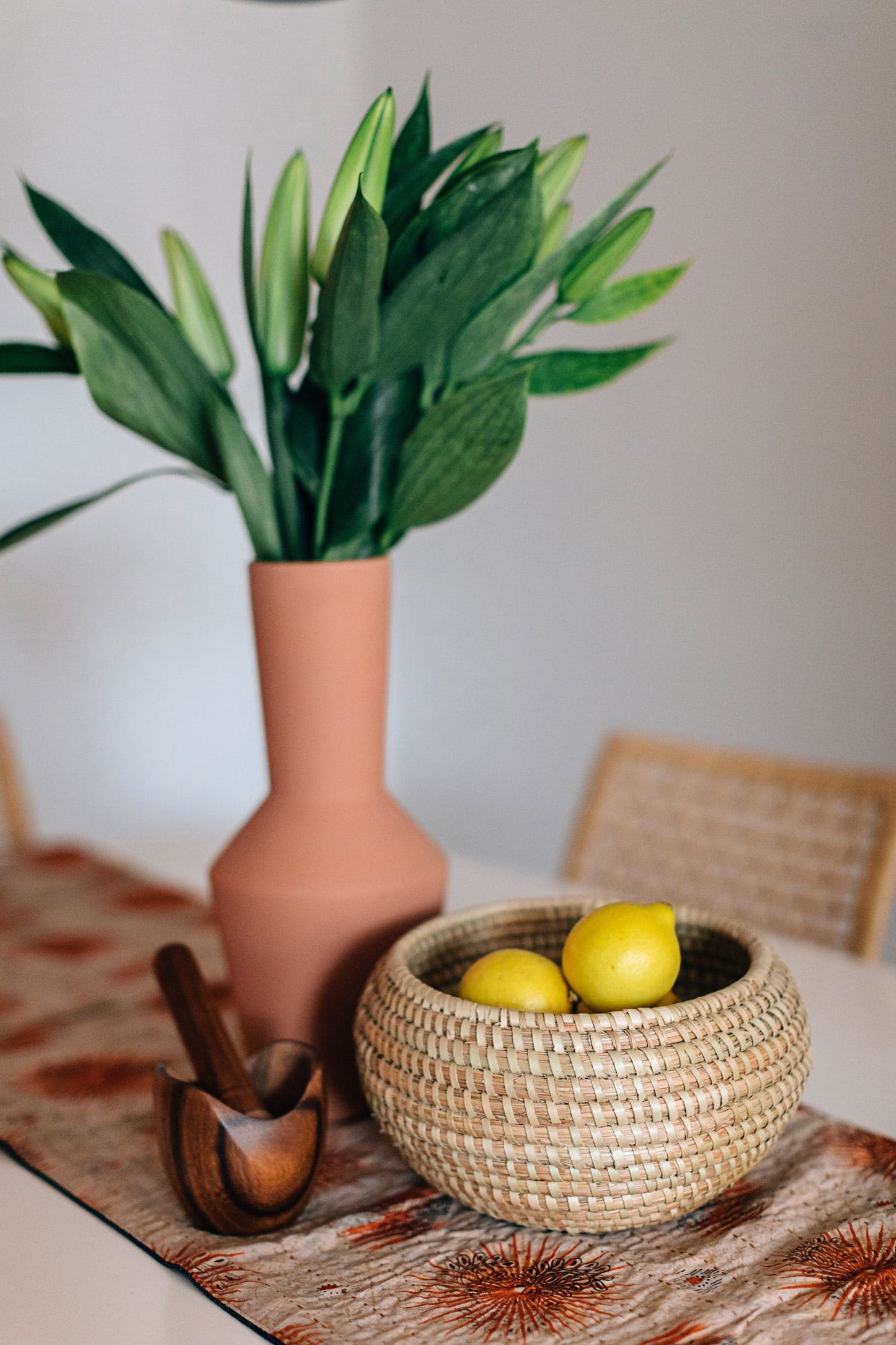 Rounded Kaisa Basket Bowl