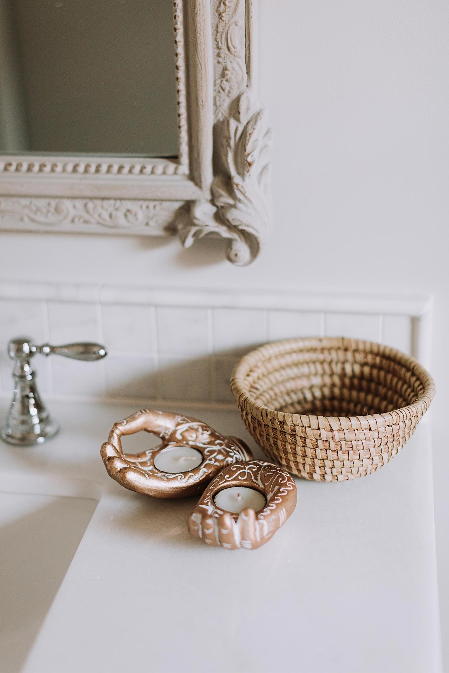 Kaisa Grass Basket Bowl - 3"H