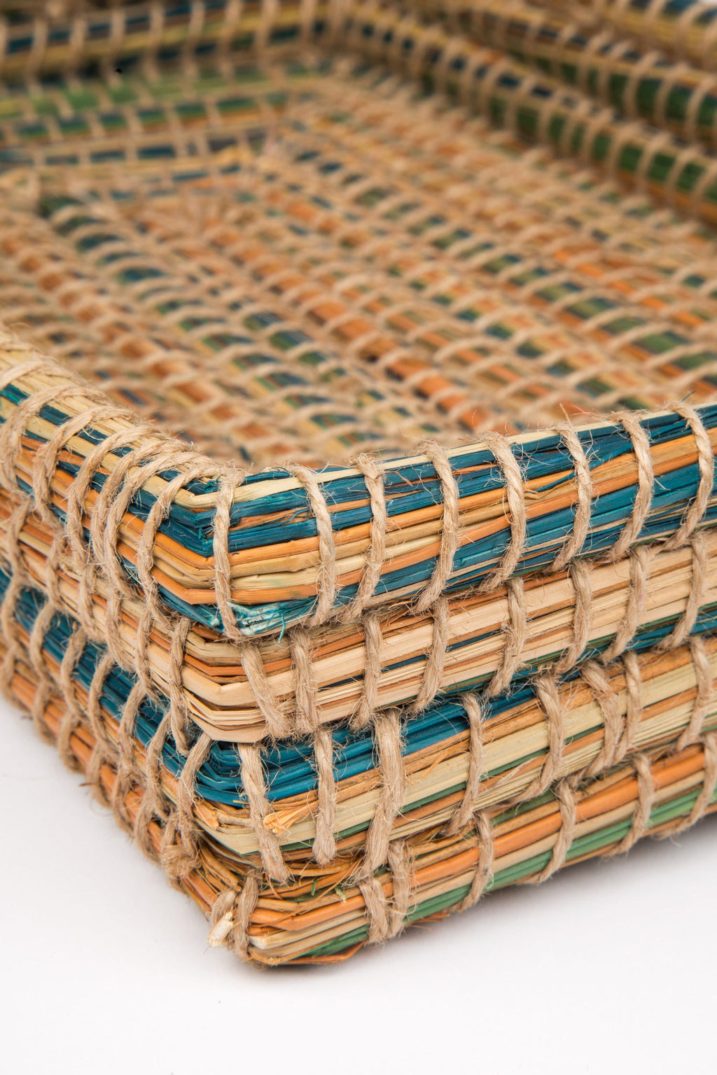 Basket casserole f/9x13 kaisa 15x10 nat/grn