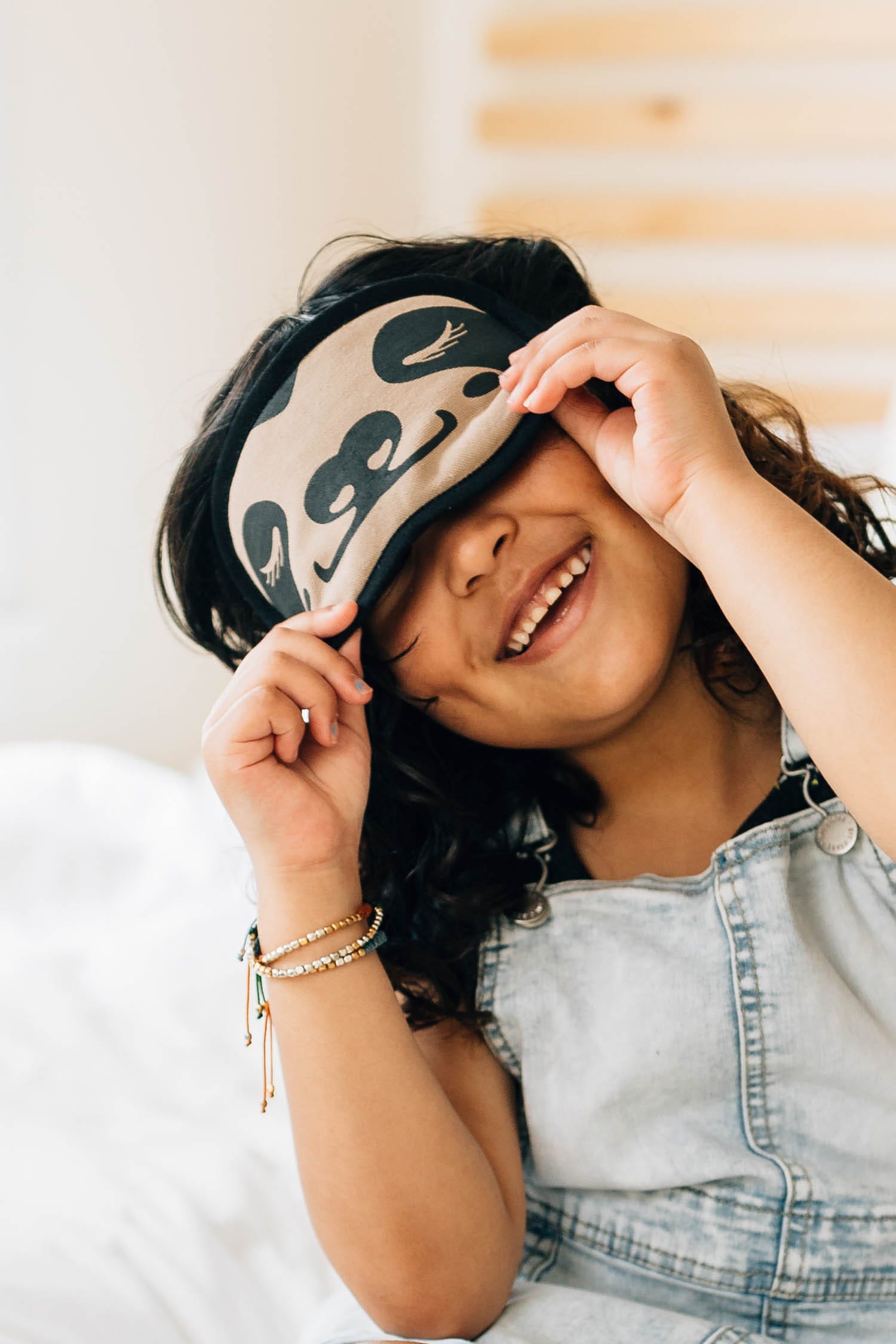 Velvet Lined Sleep Mask, "Slothy"