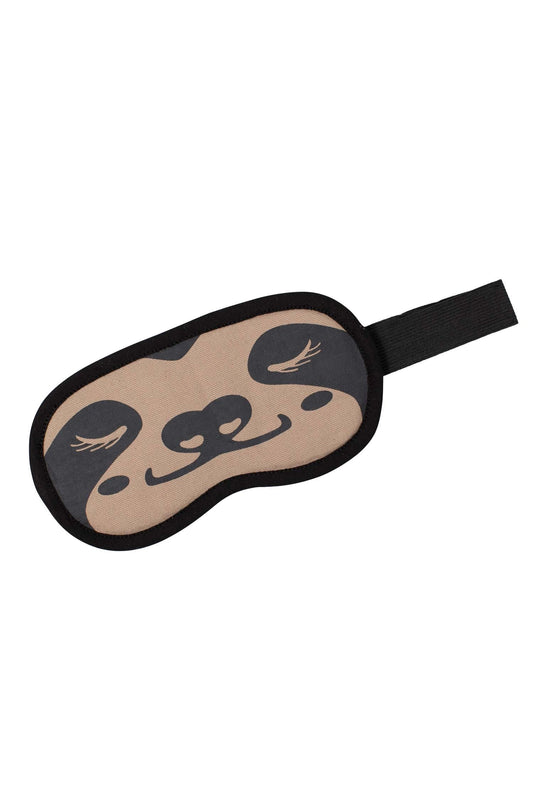 Velvet Lined Sleep Mask, "Slothy"