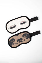 Velvet Lined Sleep Mask, "Slothy"