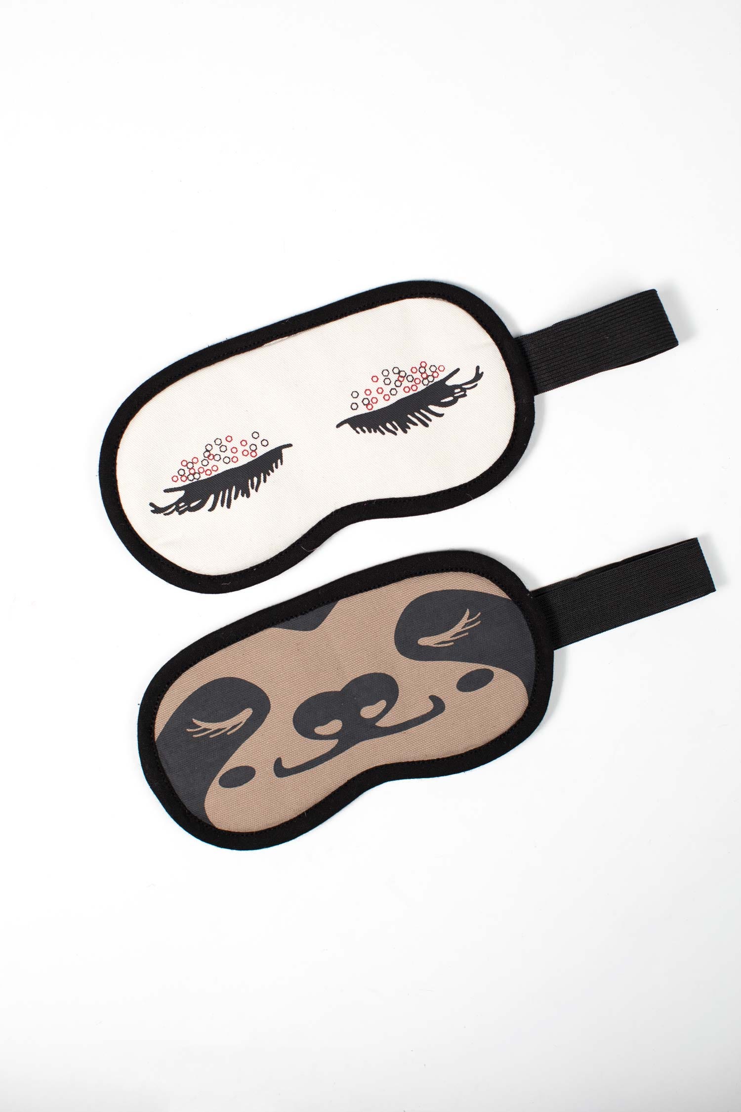Velvet Lined Sleep Mask, "Slothy"