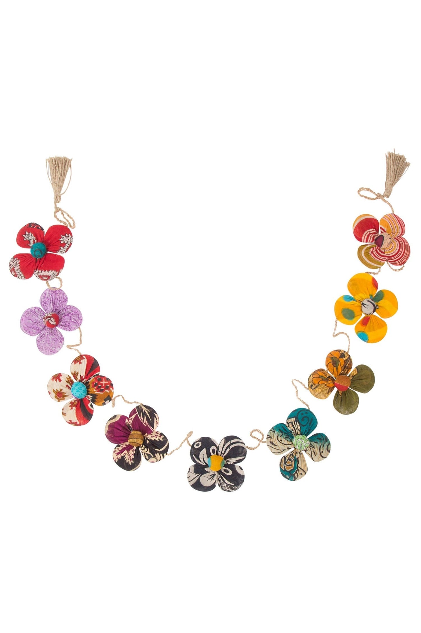 Garland large flowers asst sari 4Dx78L