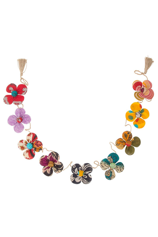 Garland large flowers asst sari 4Dx78L