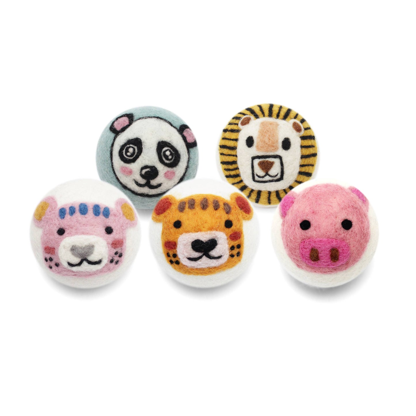 Eco Wool Dryer Balls, "Animals"