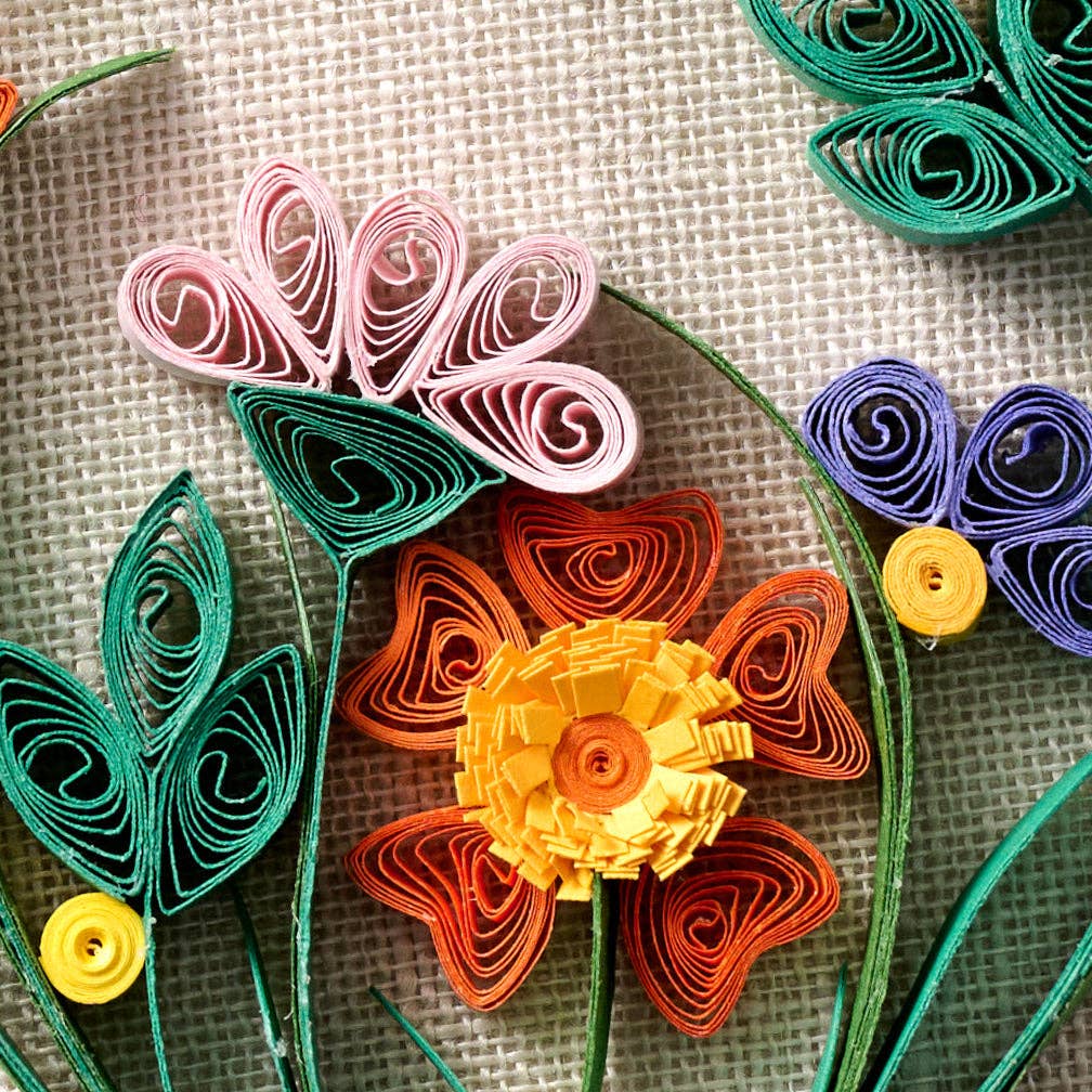 Mau Quilled Flower Garden Ornament