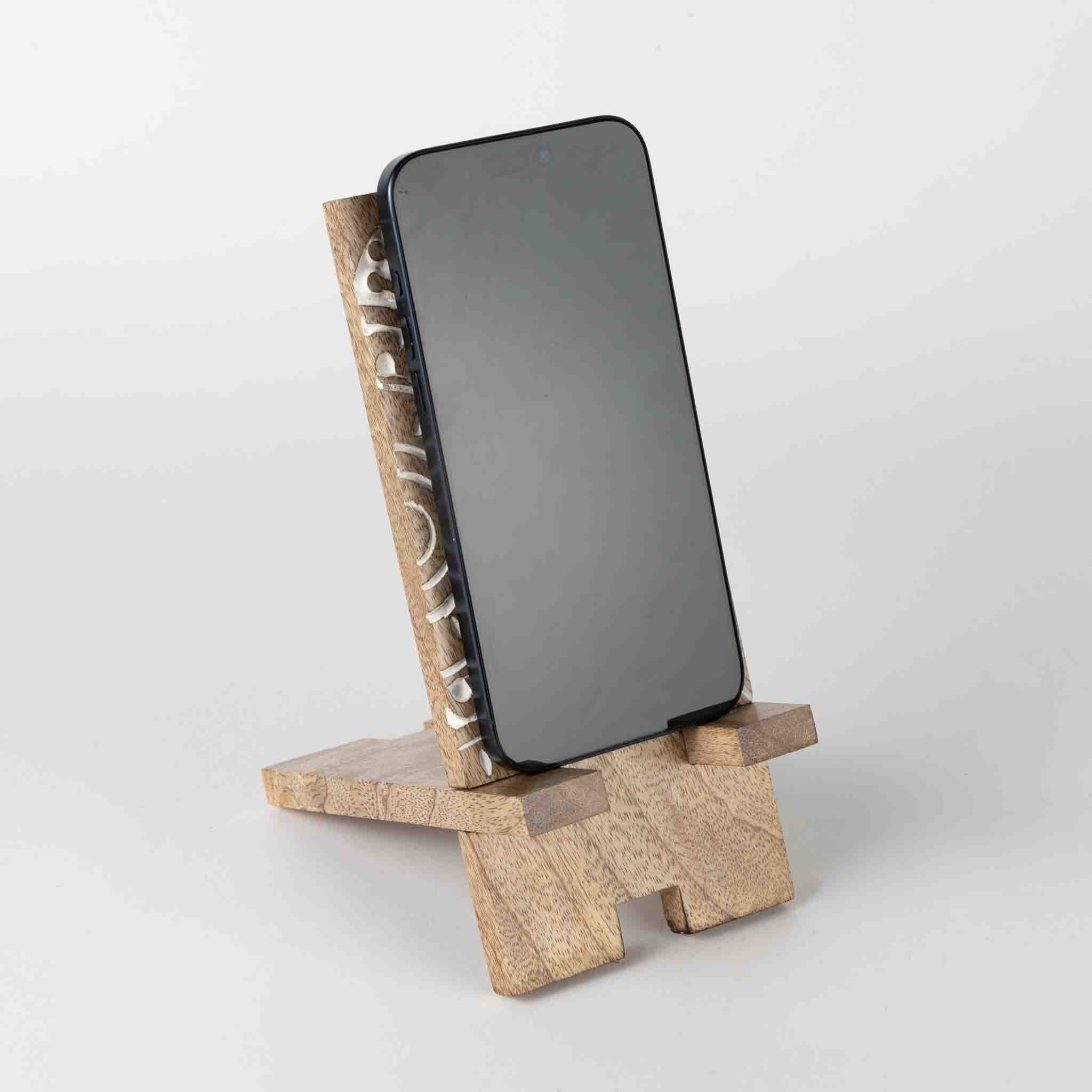 Cell Phone Stand, "Mandala"