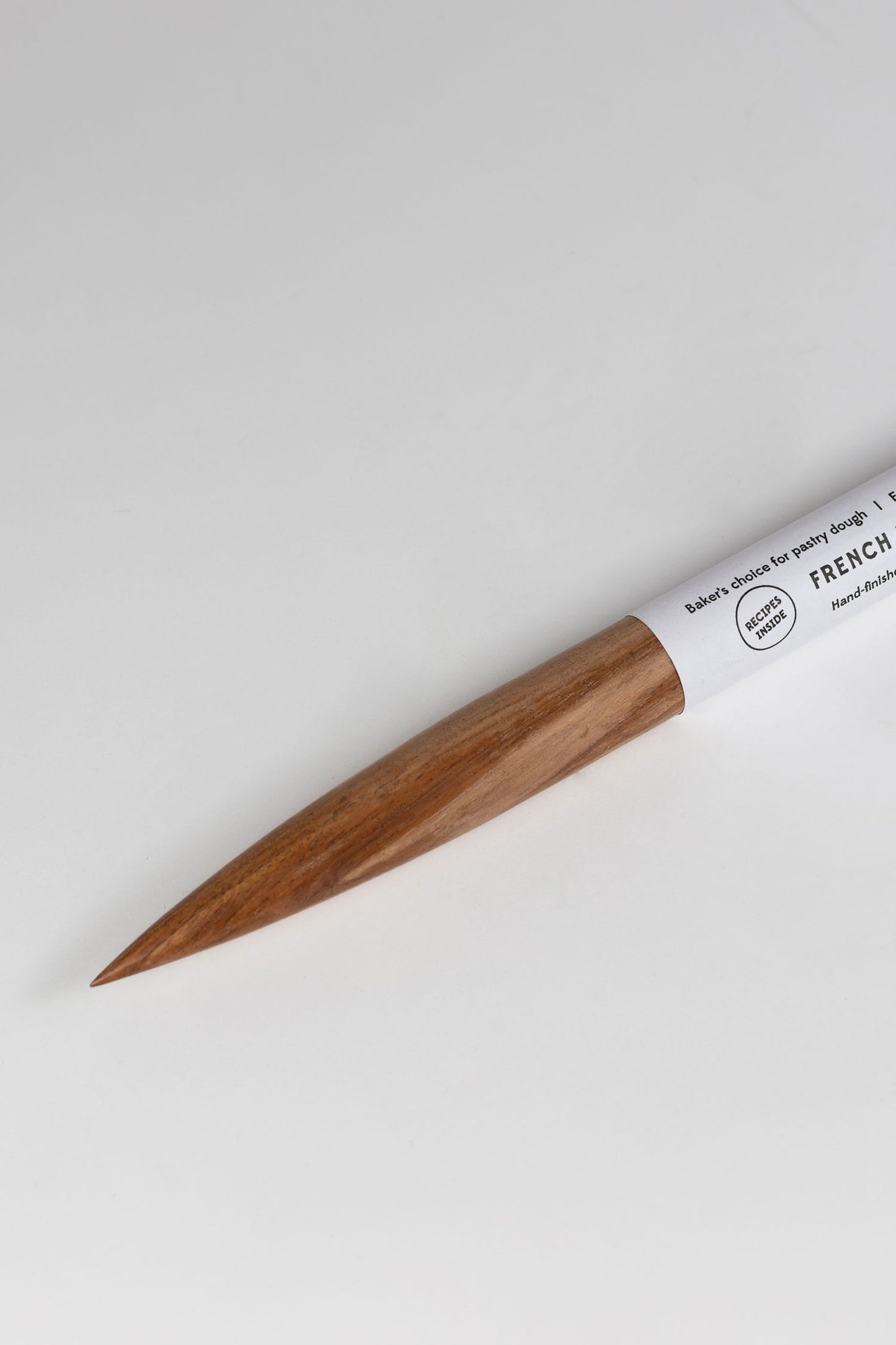 Rolling pin French tapered wood 18L natural