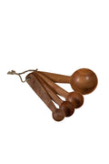 Measuring spoons set/4 wood 5L natural