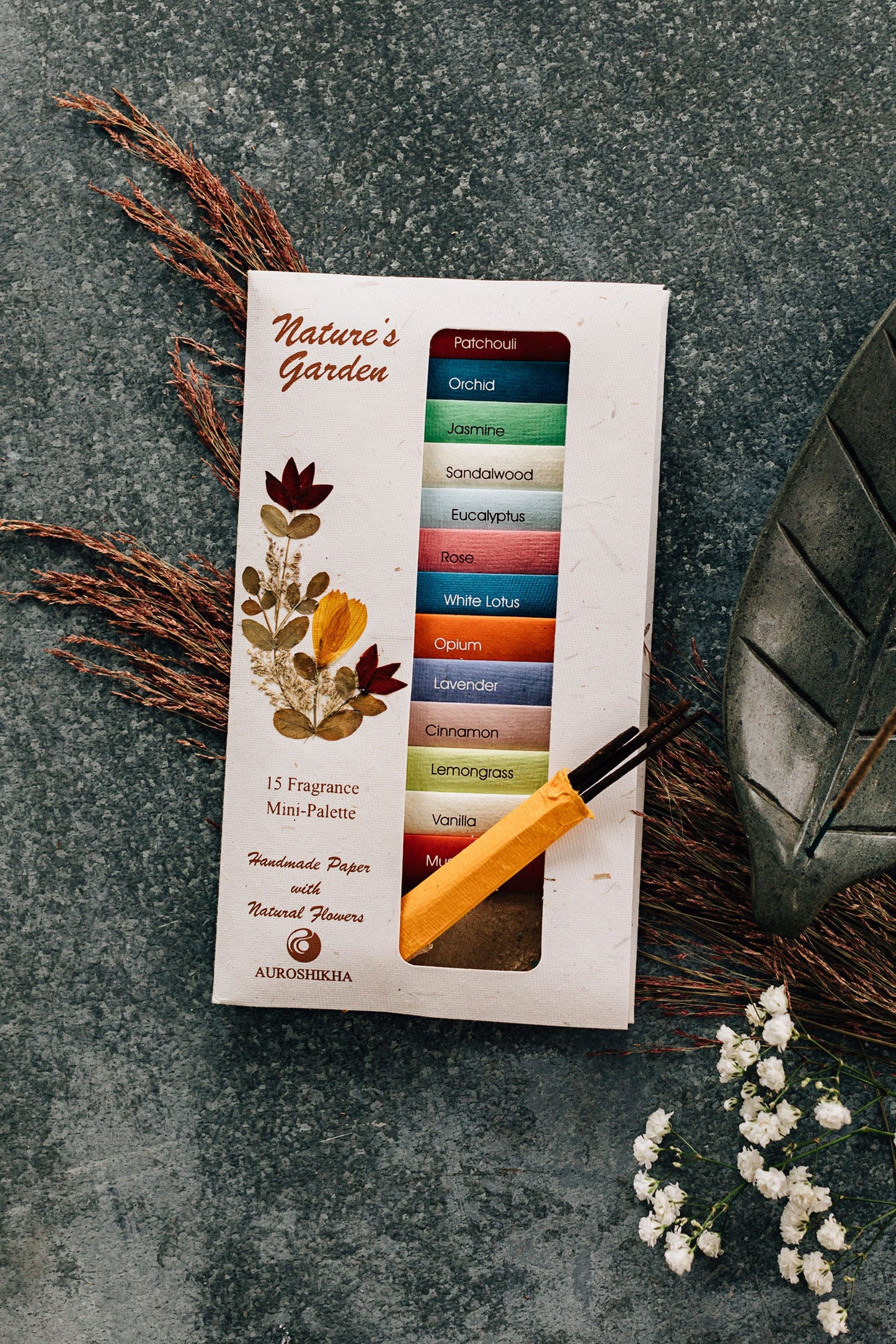 Incense mini sticks 15 scents multi
