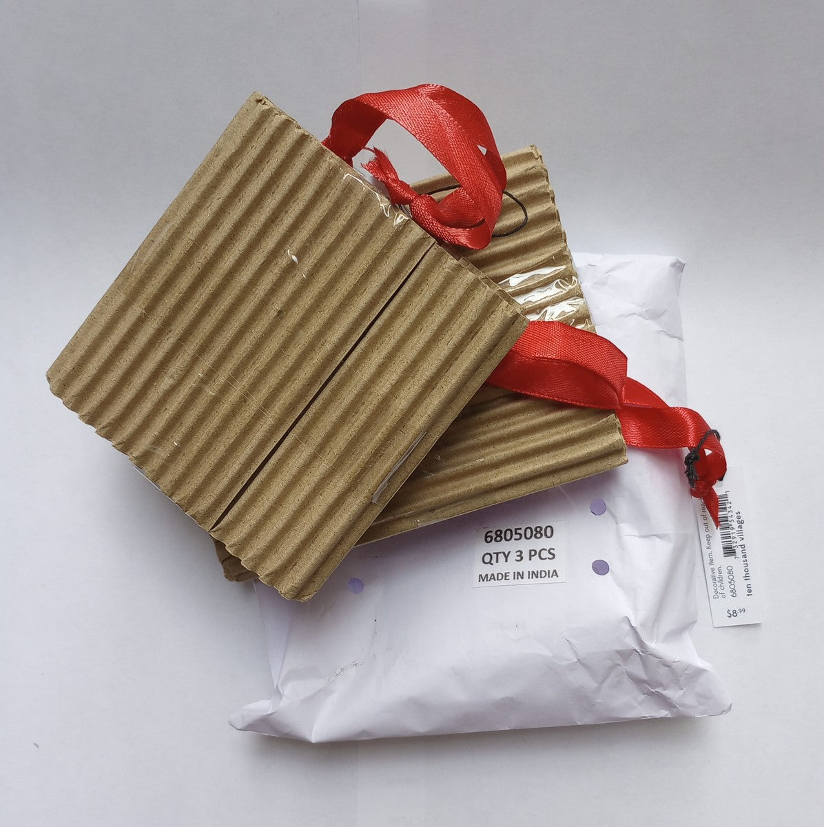 Ornament nativity M/3 MDF 3.5D green/red