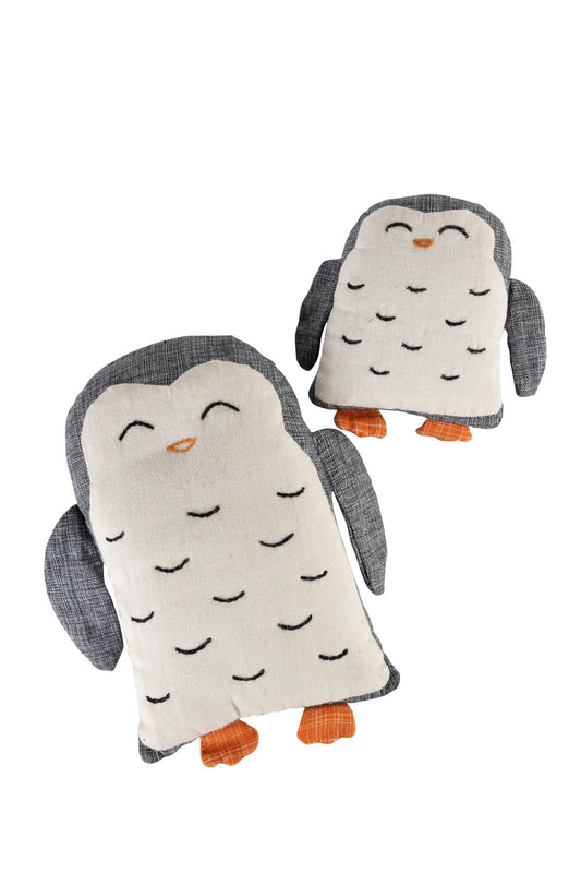 Penguin pair Chillout Chums cttn 6H/4H gray/white