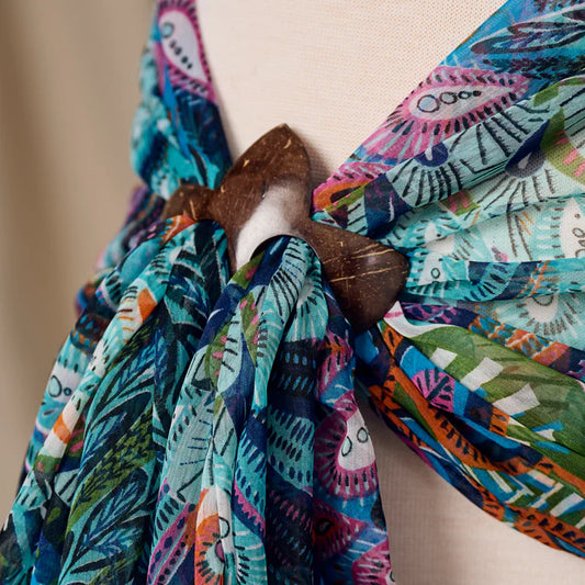 Saaf Coconut Shell Scarf & Sarong Holder