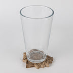Coasters S/4 lotus blossom wood 4D natural