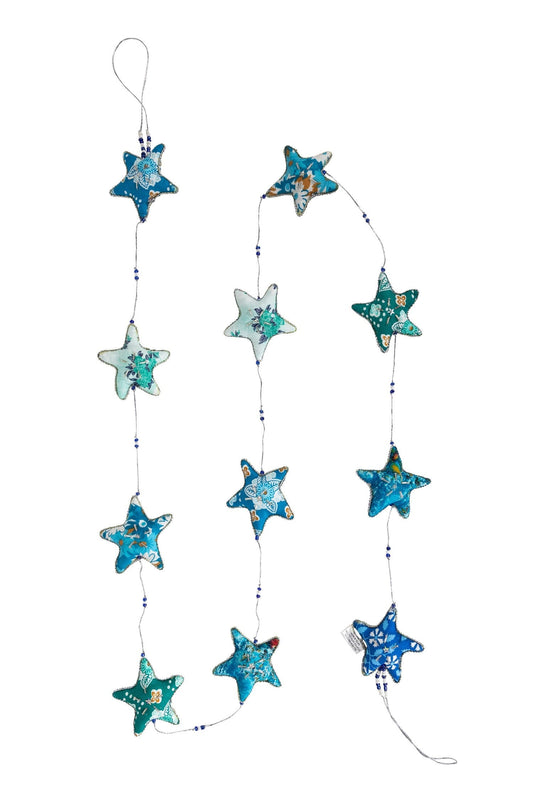 Garland stars stuffed 83L blu/wht/grn