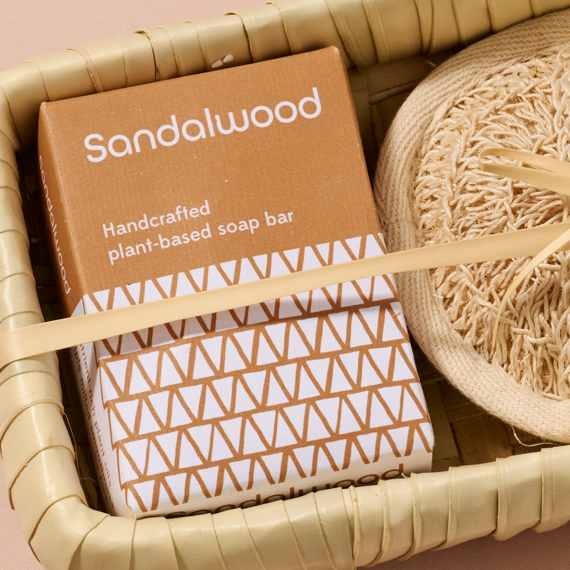 Taaja Sandalwood and Aloe Soap/Body Scrubber Set