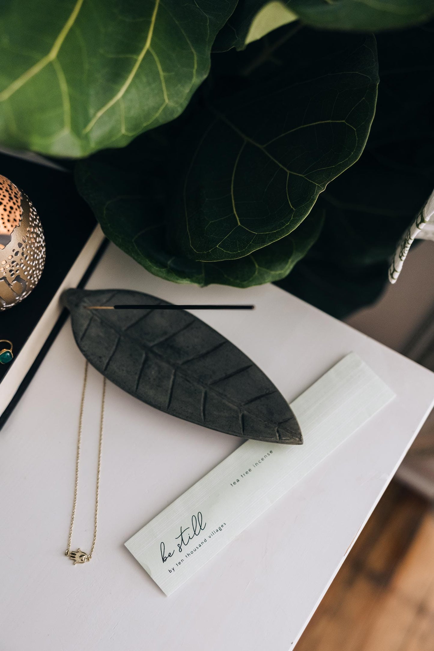 Incense sticks set/10 tea tree 8L light green