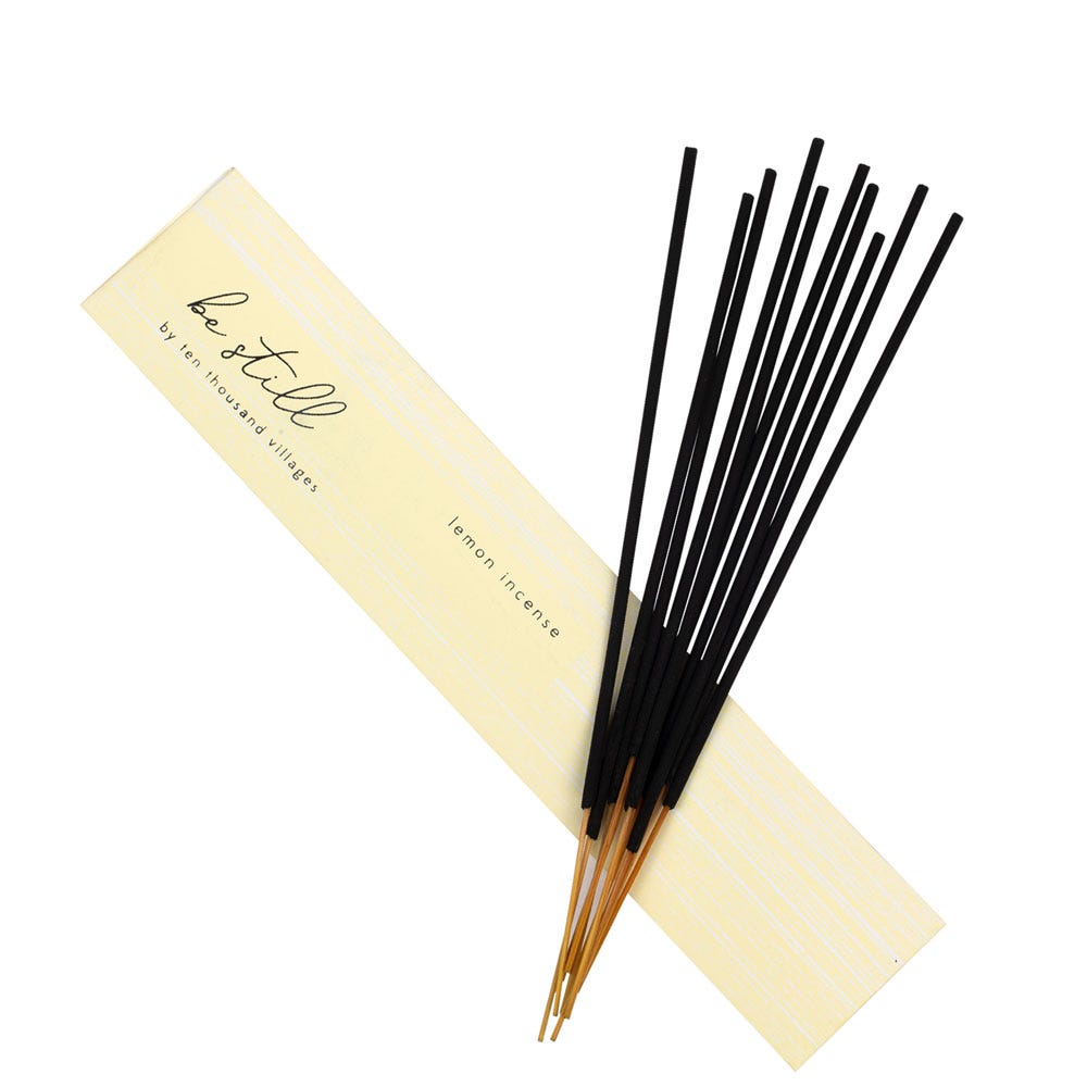 Incense sticks set/10 lemon 8L light yellow