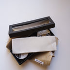 Candles in tins s/3 w/box 2D|6.5L multi/silv/blk