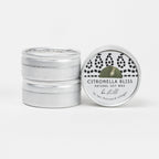 Candles in tins s/3 w/box 2D|6.5L multi/silv/blk