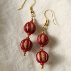 Oris Wrapped Wood Drop Earrings - Ten Thousand Villages