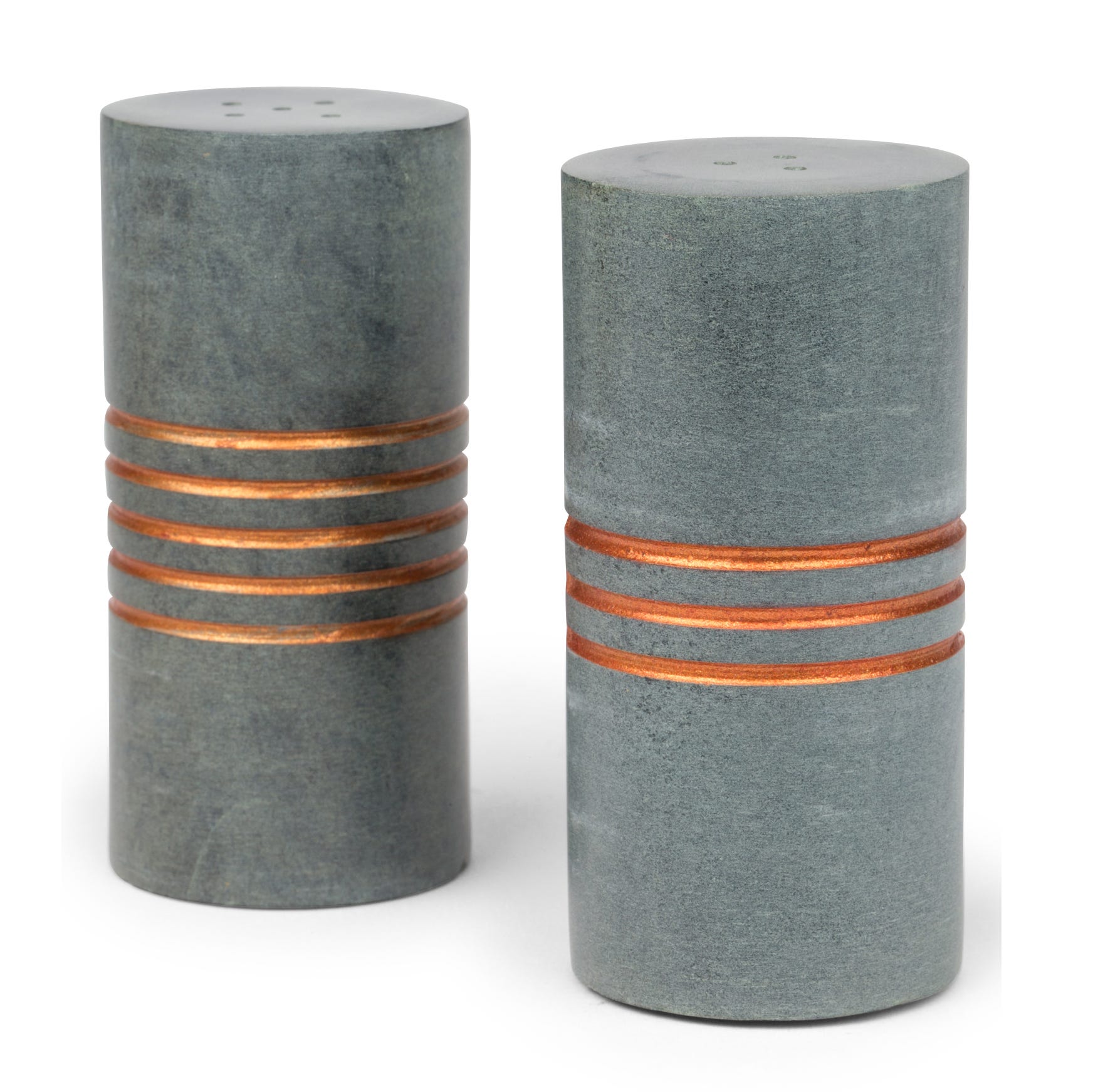 Stone Salt and Pepper Shakers