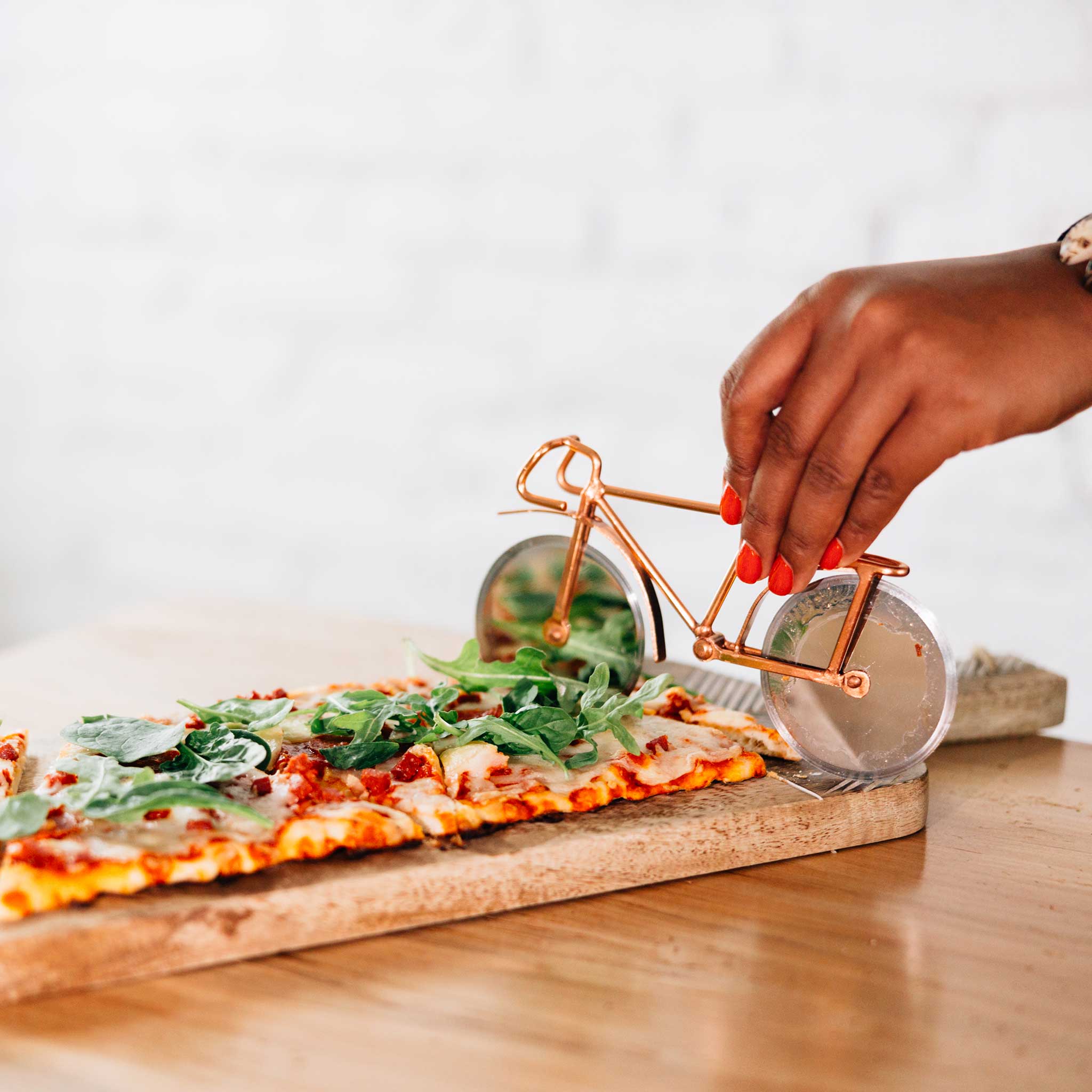 Pizza cutter bike steel/iron 8L