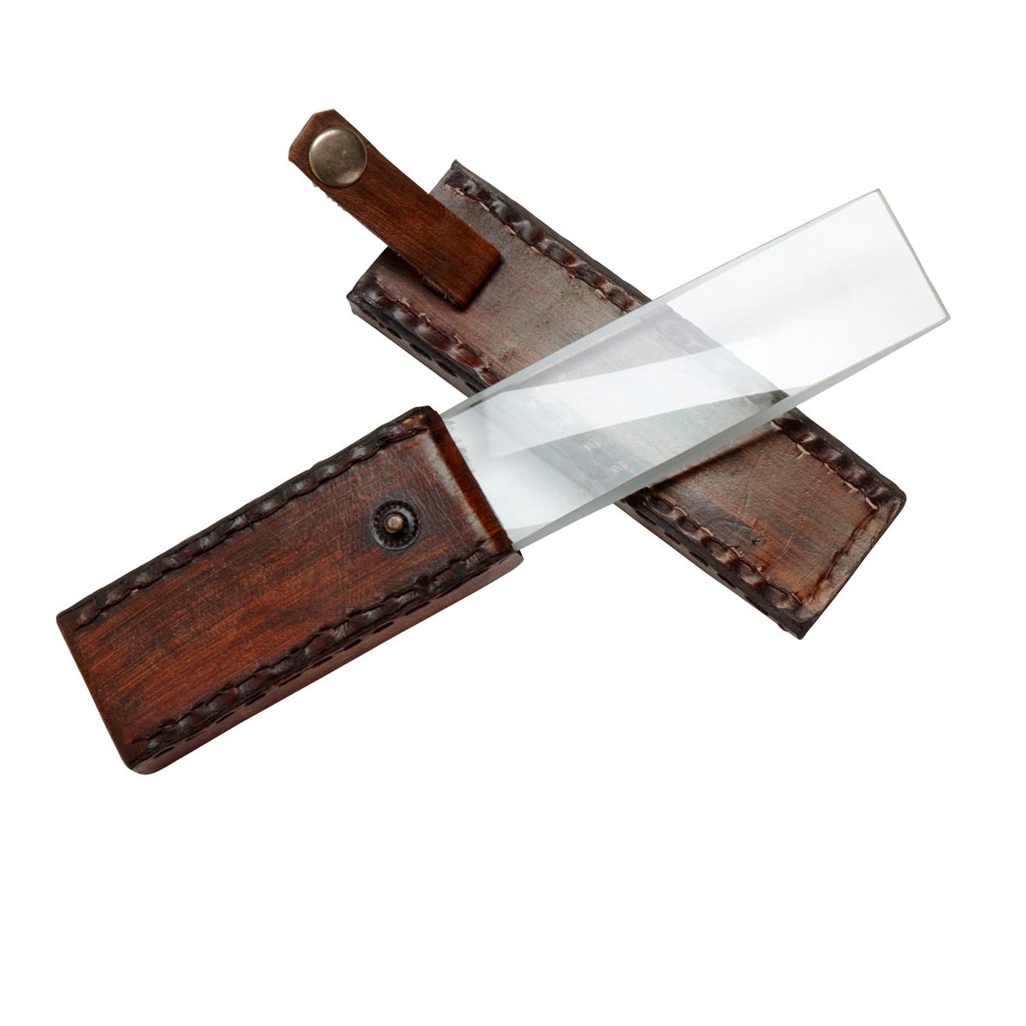 Magnifying glass sheath lthr 8L