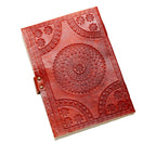 Journal eleph emb lthr/ppr 9x6