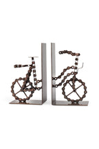 Bookends bicycle bike chains 7H brown