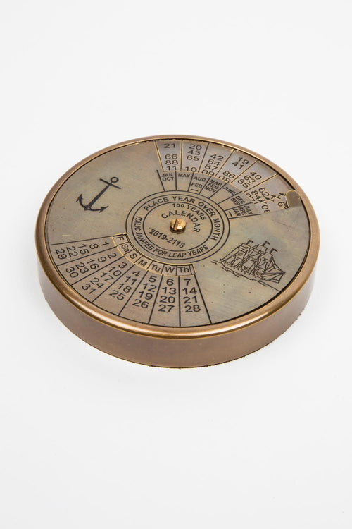 Brass 100 Year Calendar