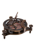 Sundial compass desktop metal 4.5Dx1.5H bronze