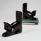 Bookends cats stone 6Lx2x6 black